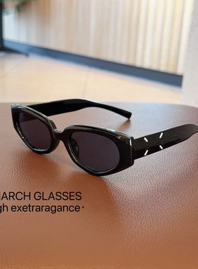 张凌赫同款墨镜男女款2025新款港风痞帅潮复古小框猫眼gm太阳眼镜