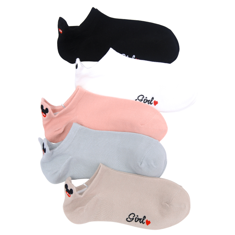 浅口夏季ins潮短筒韩国米奇女短袜 茜格米短袜/打底袜/丝袜/美腿袜