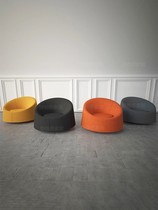 Nordic Modern Creative Round Single Chair Designer Exhibition Hall-room Chairs Hotel Office Customisation