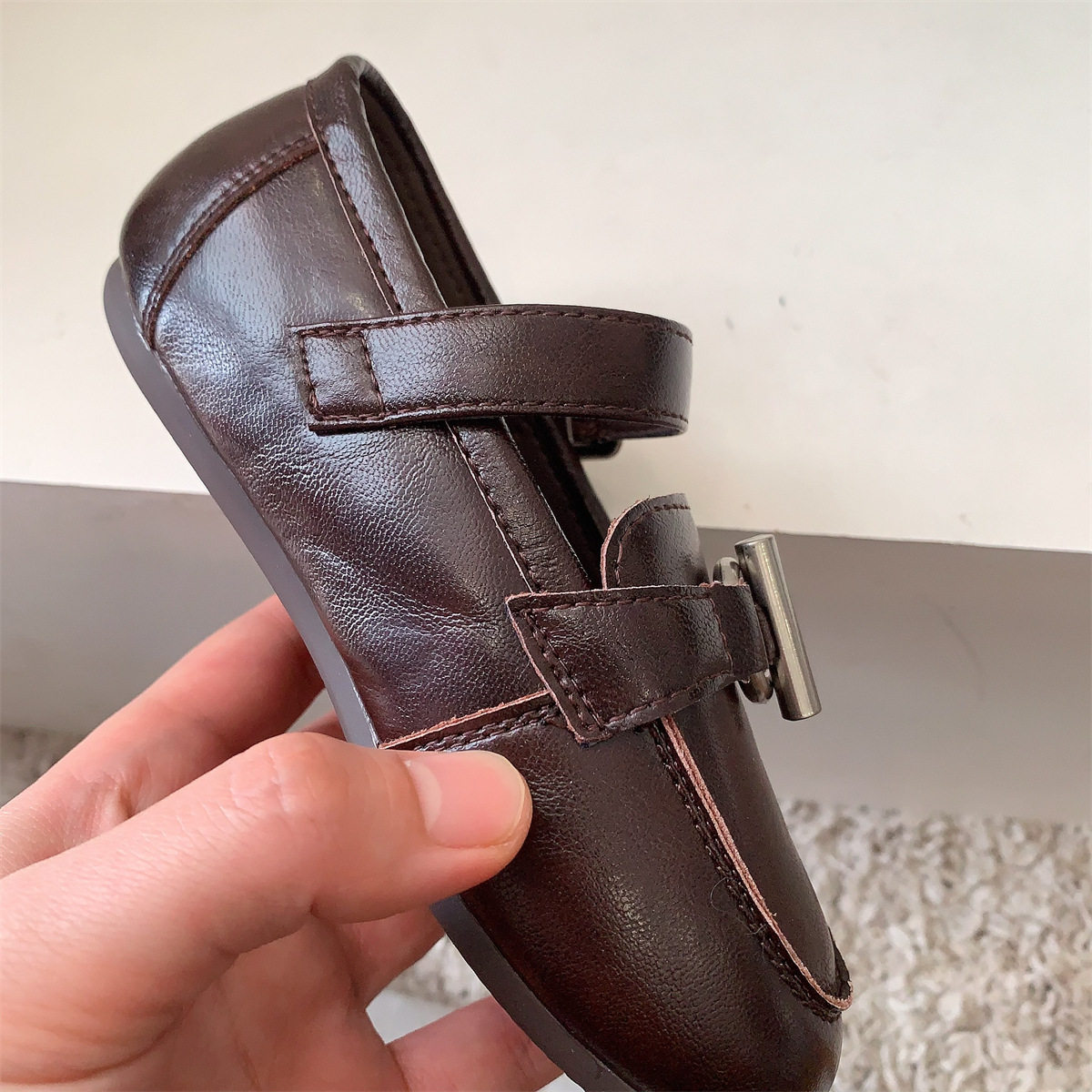 复古英伦风春款过年童鞋儿童皮鞋女童乐福鞋浅口男童豆豆鞋软底,淘宝优惠券,粉丝福利购,淘宝优惠卷