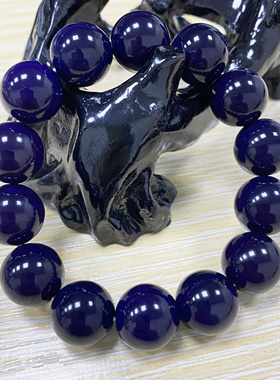 【明星同款】A632卡14mm宝石级天然帝王紫俱来玛瑙男女精品玉手串