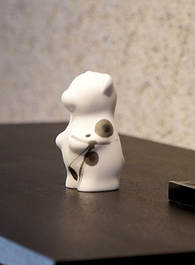 赏美堂日式古伊万里熊装饰摆件