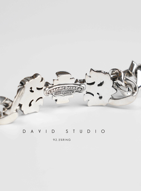 粗矿未镶钻百搭手链手链