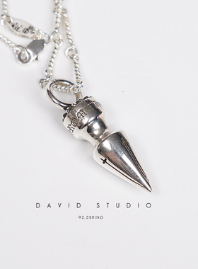 david全手工s925纯银ins中号项链