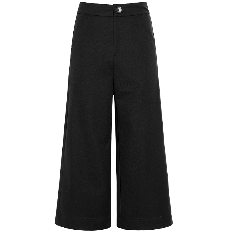 所斯2020秋冬新款高腰垂坠感九分裤 所斯休闲裤