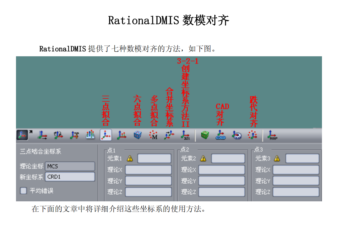 三坐标RationalDMINS全套测量教程 检具模具测量方法 - 图2