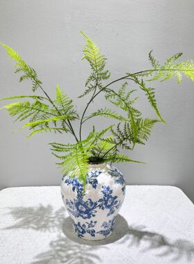 仿真文竹叶云竹绿植长枝微景观造景假植物家居插花美陈花艺装饰叶