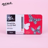 蒙玛特 Sketch Pencil Set 12 Multi -Model Sketching Soft HB2H Профессиональная углеродная ручка Студент.