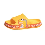 Детские летние тапочки для мальчиков, мультяшный милый динозавр на платформе, нескользящие слайдеры, семейный стиль