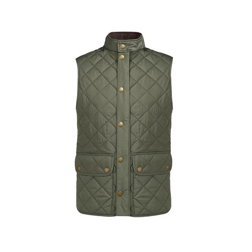 小贝同款英国Barbour百搭绗缝Lowerdale Gilet马甲背心内胆外套男 - 图3