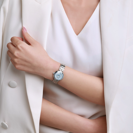 Tissot Little Beauty Gong Jun's same model Ji Feng blue mother-of-pearl dial women's watch