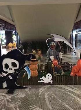玻璃钢万圣节商场大型公园摆件