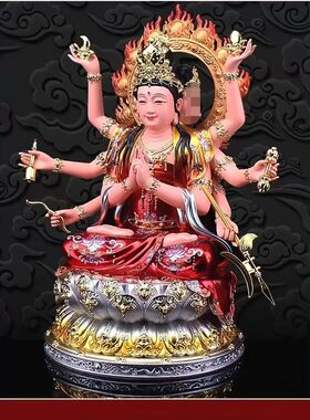 树脂斗母元君神像摆件斗姆星君斗君元母像体众星之母供奉