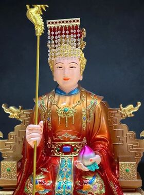 玉帝王母神像摆件树脂玉皇大帝王母娘娘家用供奉瑶池金母西王母