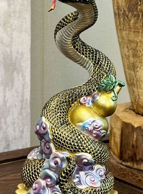 莽仙常仙东北常蟒蛇真身像摆件堂口神像佛堂摆件招财装饰摆件