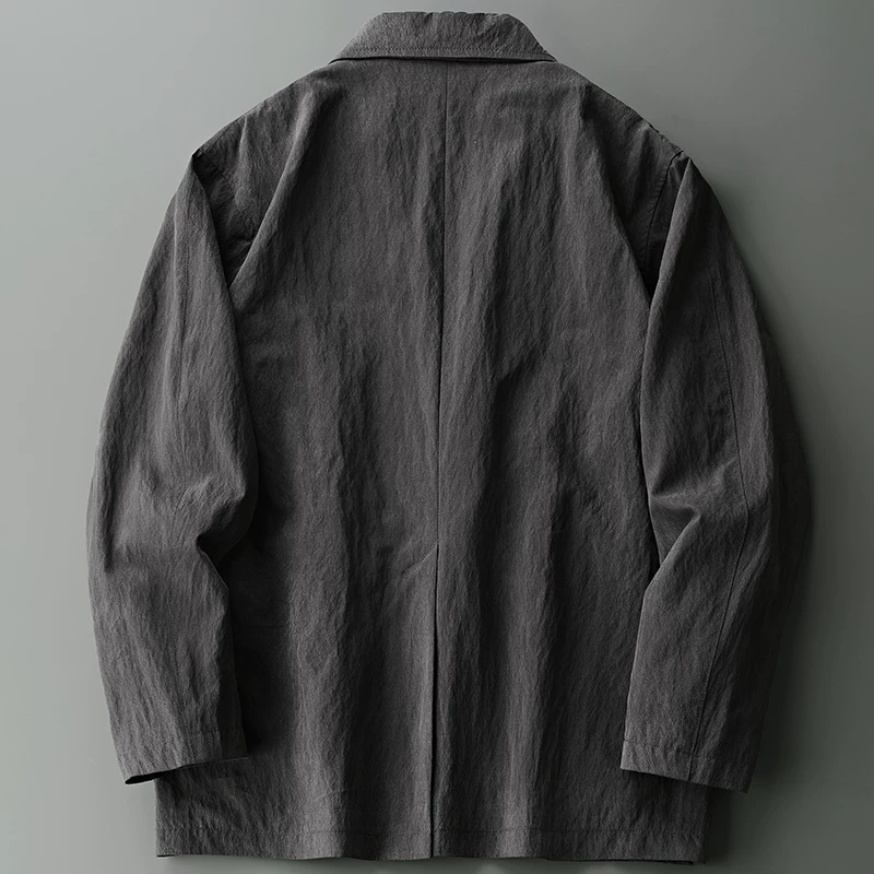 Small men's summer thin classic suit jacket, oversize