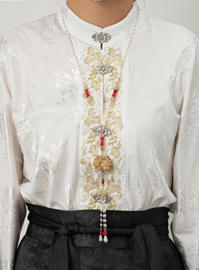 马面裙配饰搭配璎珞背云