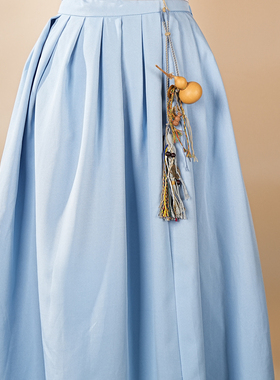 《锦络》葫芦挂饰包包银灰挂件 汉服配饰包挂腰饰禁步