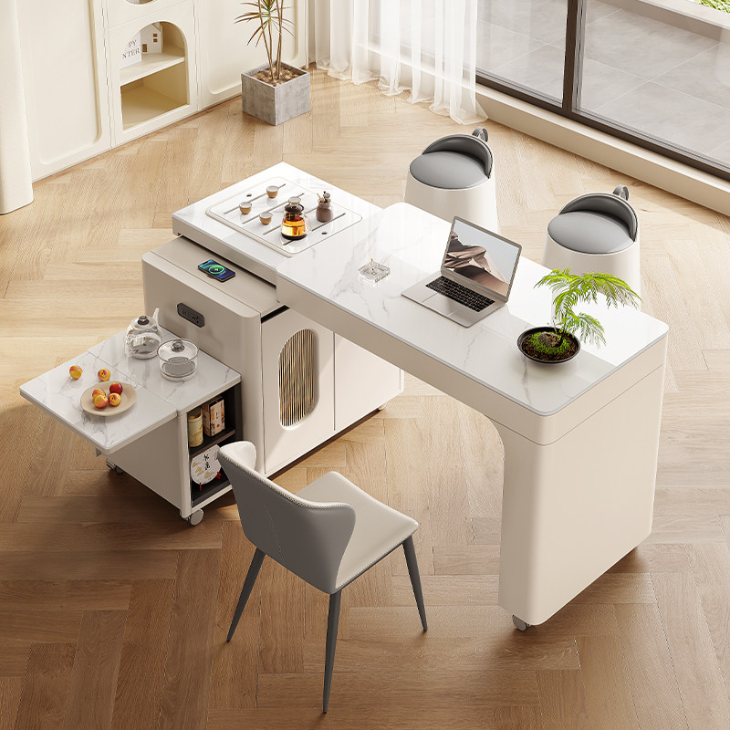 岩板茶桌椅组合小户型烧水壶一体现代简约茶几可移动伸缩旋转茶台,淘宝优惠券,粉丝福利购,淘宝优惠卷