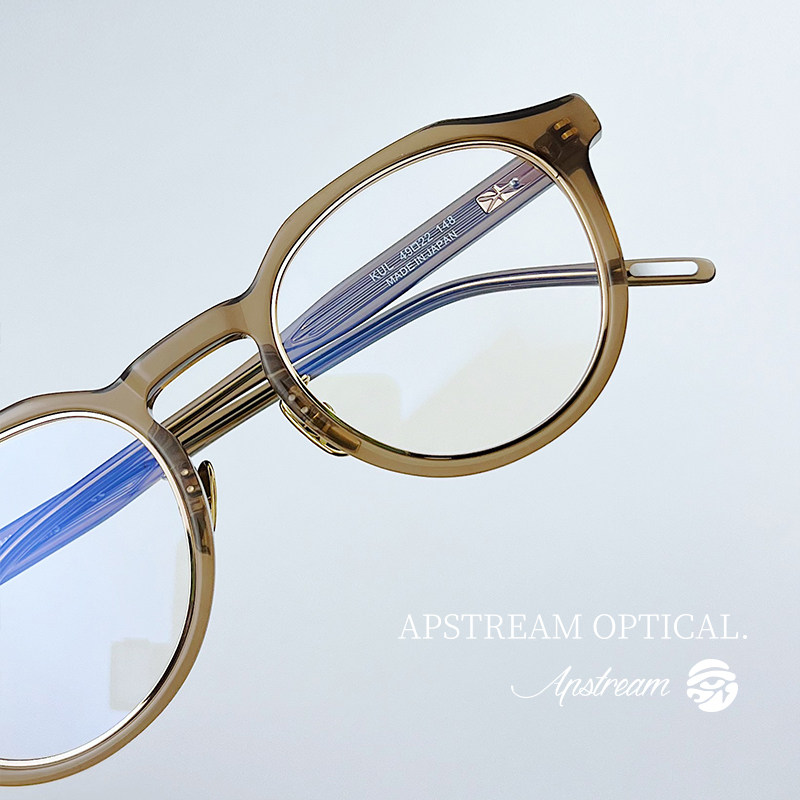 YUICHI TOYAMA外山雄一日本进口板材手作复古皇冠型眼镜框架U-122 - 图2