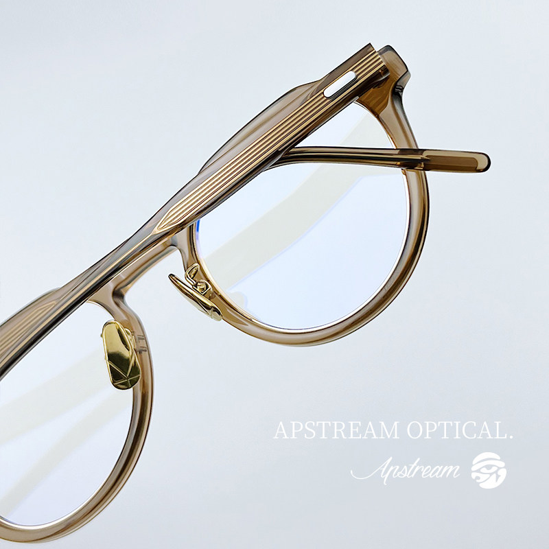 YUICHI TOYAMA外山雄一日本进口板材手作复古皇冠型眼镜框架U-122 - 图3