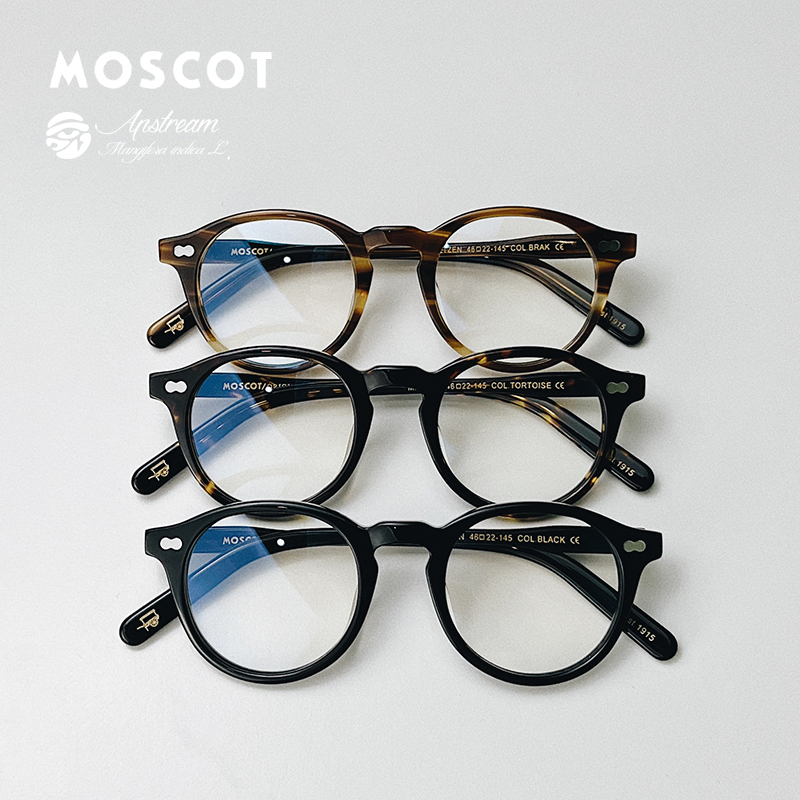 MOSCOT originals miltzen玛士高港风镜架复古潮牌圆框板材眼镜框-图1