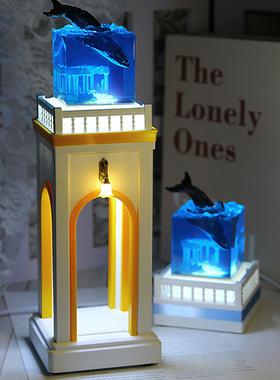 文创树脂滴胶手工艺品摆件礼盒