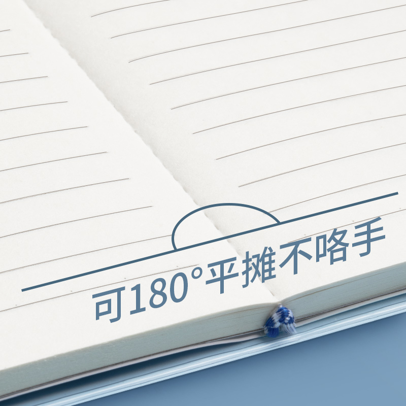 超厚笔记本本子胶套本b5简约风大小学生考研专用加厚软皮日记本记录本2024年新款高颜值a5办公记事本批发-图1