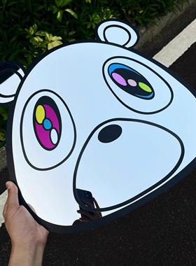 Kanye辍学熊亚克力镜子
