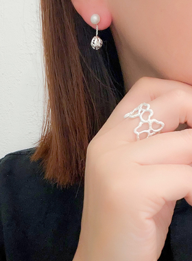 蕾丝花朵戒指JZA0357