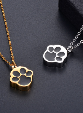 吊坠可打开钛钢镶钻沙漏蝴蝶饰品