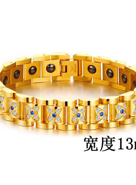 手链钛钢医学标志弯牌十字首饰品