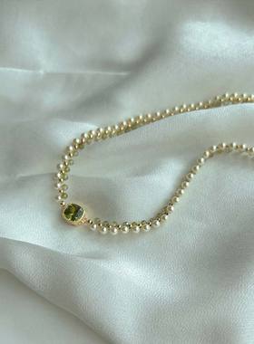 LaHabanagirl复古油画质感项链