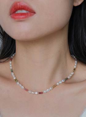 LaHabanagirl白雾青红手链项链