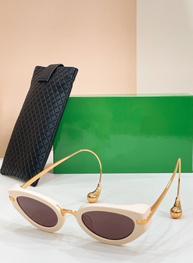 2026秀场猫眼设计师钢珠挂坠款太阳镜时尚男女潮跨境墨镜防紫外线