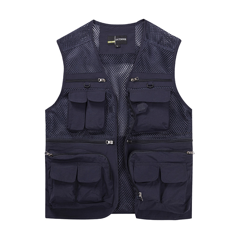 360°透气！多口袋设计！外贸男装夏季透气速干复古工装休闲马甲,淘宝优惠券,粉丝福利购,淘宝优惠卷