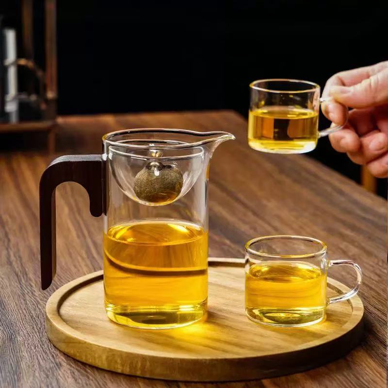 新款小青柑专用泡茶壶玻璃公道杯茶漏过滤一体茶水分离分茶器家用 - 图2