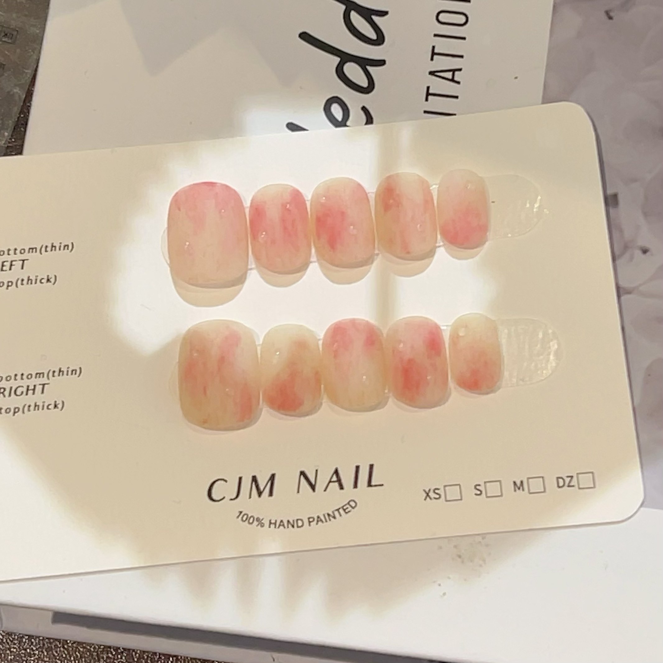 纯手工毛绒水蜜桃温柔显嫩美甲穿戴甲ins风高级感,淘宝优惠券,粉丝福利购,淘宝优惠卷