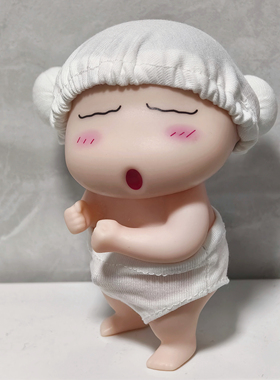 蜡笔小新摆件洗澡手办搭子车载摆件浴室手办卡通玩具礼物桌面摆件