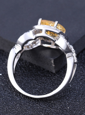 戒指纯银欧美小众轻奢高档复古风