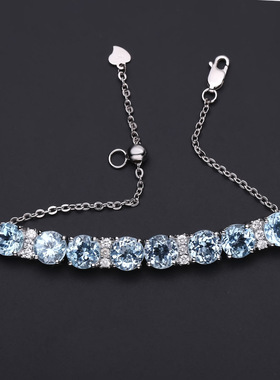 高颜值手链银小众复古风欧美轻奢