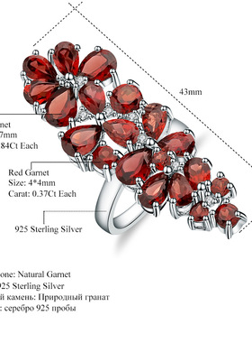 设计感S925银欧美复古风vintage小众时尚夸张高级感纯银戒指