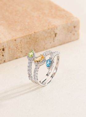 ins风设计感S925银高颜值欧美复古vintage小众轻奢高级感纯银戒指