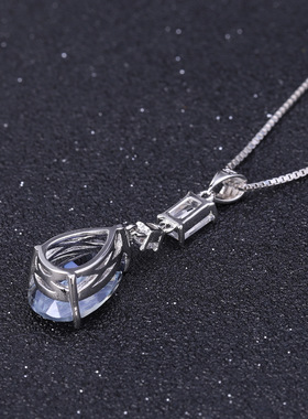 奢华高级感S925银欧美复古风vintage气质时尚高颜值纯银项链吊坠