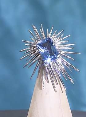 设计感S925银高颜值欧美风小众奢华高级感纯银胸针项链吊坠两用款