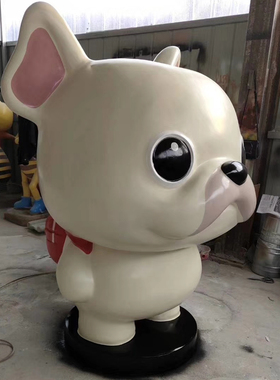 卡通狗门口迎宾户外定做仿真动物