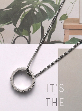 JUZITU原创山恋戒指项链