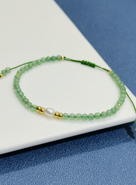 Juzitu天然珍珠玛瑙水晶手链