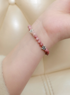 轻奢小众精致手串红纹石复古女款