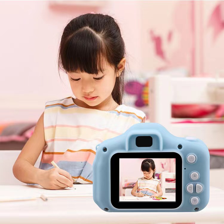 儿童数码相机X2高清卡通可拍照儿童迷你儿童相机玩具儿童生日礼物 - 图1